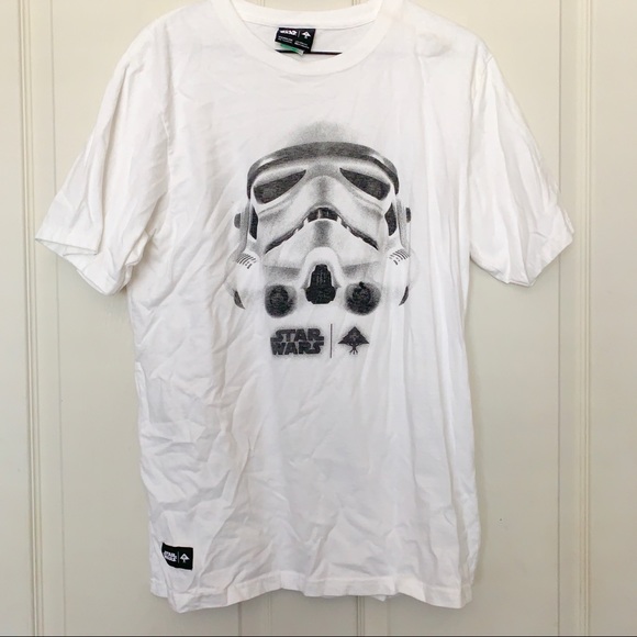 Star Wars storm trooper graphic  white shirt - Picture 1 of 4
